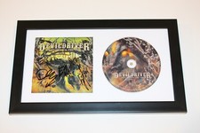 DEVILDRIVER BAND SIGNED FRAMED 'OUTLAWS 'TIL THE END VOL 1' CD COVER BOOKLET COA