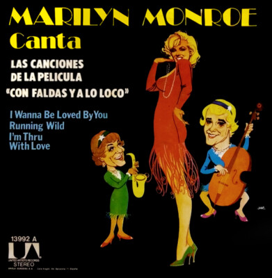 Marilyn Monroe   Canta Las Canciones De La Pelicula... (1975) UA vinyl 45 single