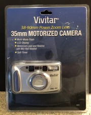 NOS Vivitar PZ 390 35mm Motorized Camera 38-90mm Power Zoom Lens 390PZ