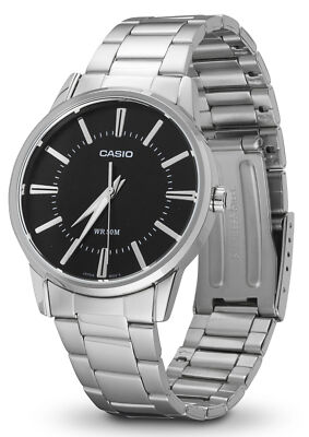 Casio Uhr Herrenuhr Edelstahl Armbanduhr MTP-1303PD-1AVEG