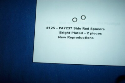 American Flyer Parts - PA7237 Side Rod Spacer-Bright Metal 2 pcs #125