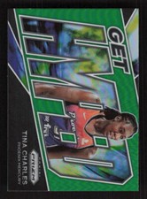 2022 Panini Prizm WNBA Get Hyped Prizms Green #3 Tina Charles Phoenix Mercury