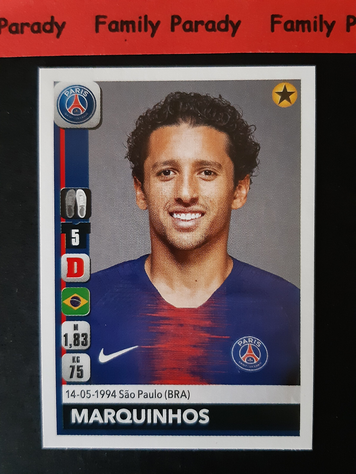 Naïm Sliti 117 Dijon Image Sticker Panini Foot France Ligue 1 2018 2019