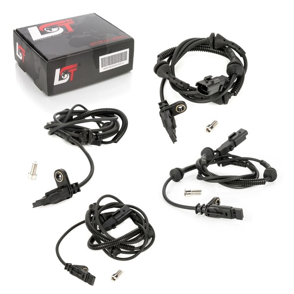 4X ABS Sensor Raddrehzahlmesser Vorne Hinten Links Rechts FüR Citroen C6 TD-image