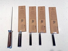 Shun Classic Knife Set | Sharpened by Shun Yearly | Maintained with Shun Ceramic