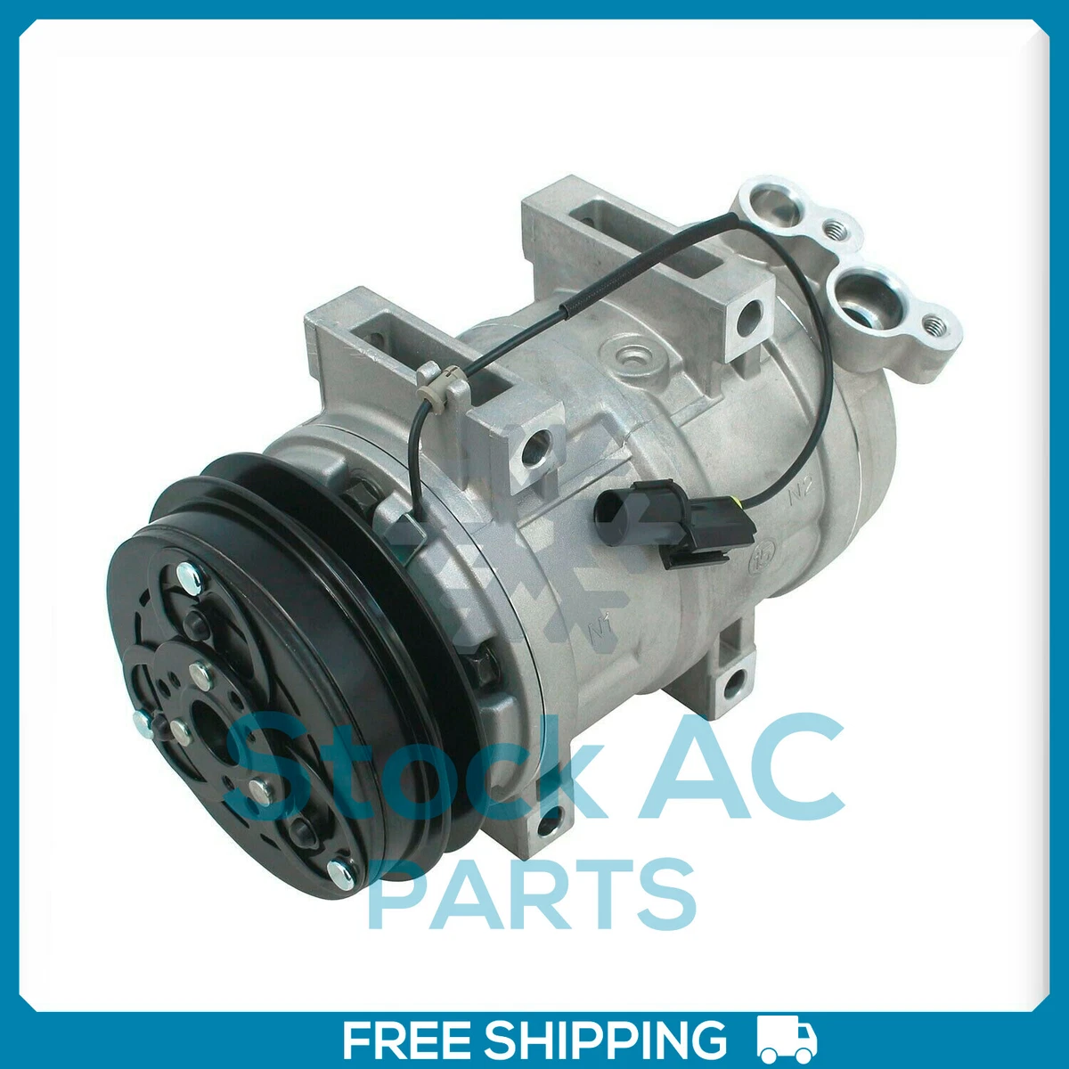 A/C Compressor With Clutch For Mitsubishi L200 2008-2015 L4 2 4l 2 5l 1 Groove 175405562992