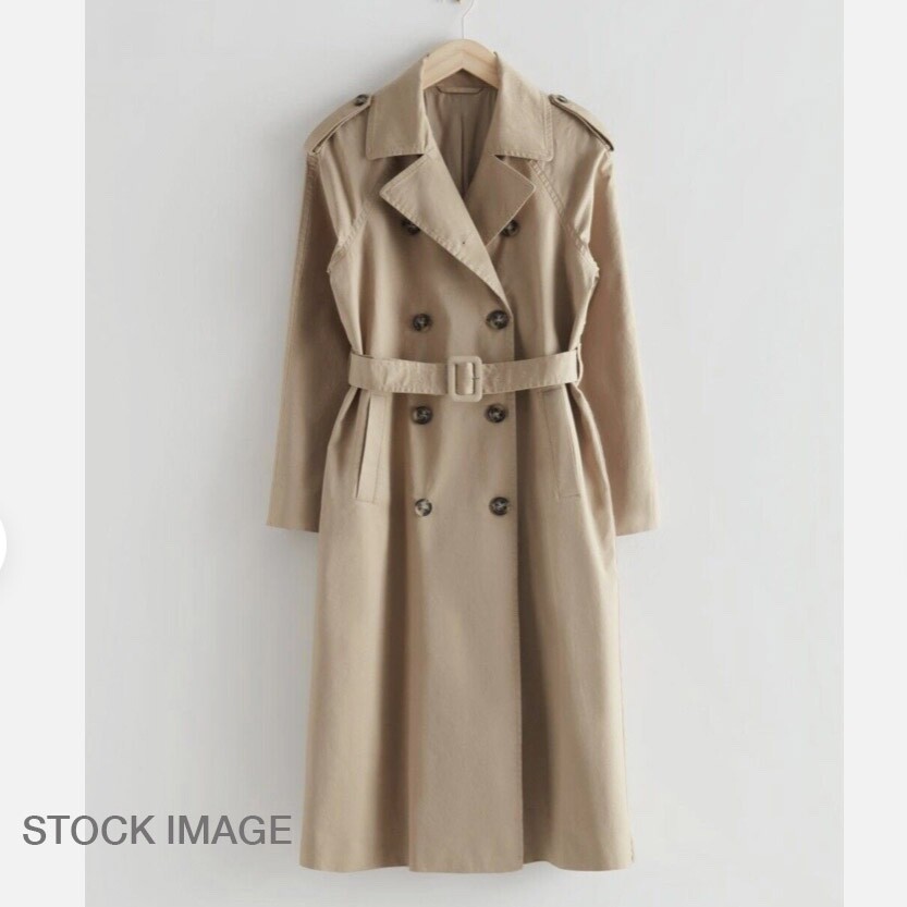 ALTRA & Other Stories Trench coat doppiopetto Naturale Taglia 2