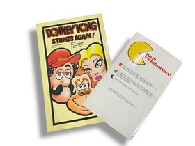 Donkey Kong Strikes Again! Activity Book Nintendo Books Pac-Mania Joke Mario NES