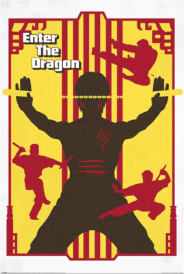 Enter The Dragon - Movie Poster (Bruce Lee) (Size: 24