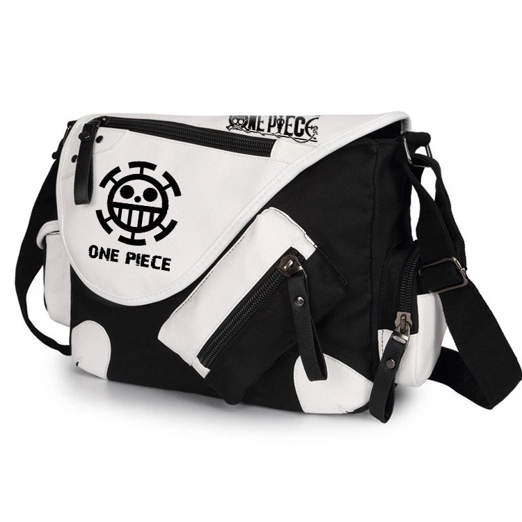 Anime Una Pieza Bolso Mensajero Laptop Bolsos de Hombro Bolso Escolar Regalos Foto 2 de 4