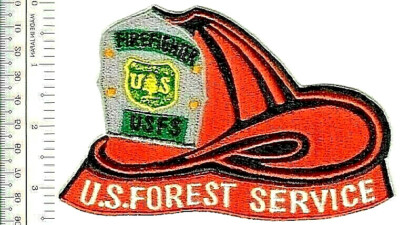 Hot Shot Wildland Fire Crew Forest Firefighter Helmet US Forest NO TARIFF