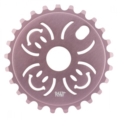 Rant H.A.B.D. Chainring 25T 1pc Pepto1/8in Aluminum Pink BMX Bike