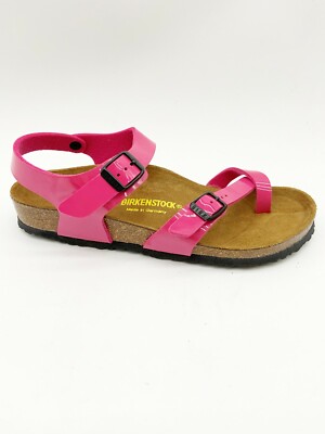 Birkenstock Taormina Kids Pink Birko-Flor Sandals Narrow Fit