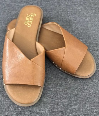 Franco Sarto Riviera Leather Open Toe 