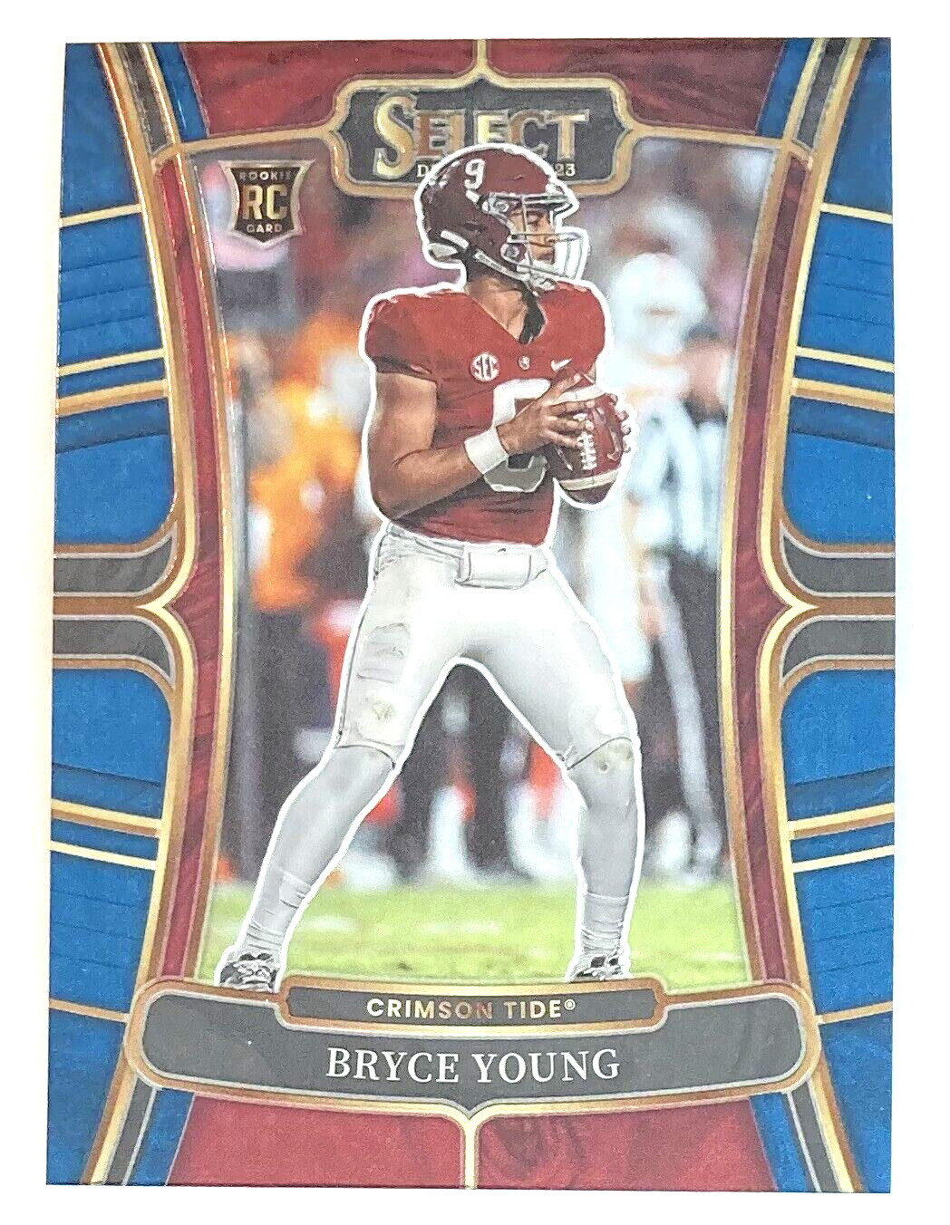 2023 Panini Select Draft Picks Alabama Crimson Tide Bryce Young Rookie Card #1