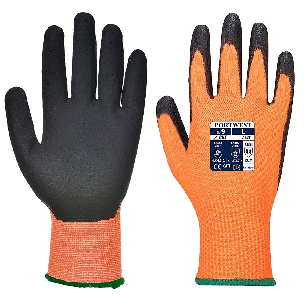 Portwest A625-Vis-Tex 5 Taglio Guanti Resistenti, A625O8RXL, XL
