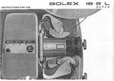 Bolex 18-5 L Super Projector Instruction Manual Reprint