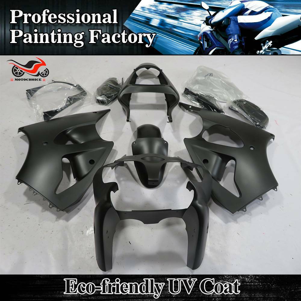 写真 Matte Black ABS Fairing Kit For KAWASAKI NINJA ZX-6R 2000-2002
