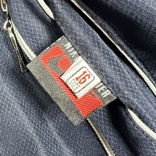 VTG 90’s Nike Reversible Jacket Big Swoosh Embroidered Full Zip Kids 16 Red Tag - Picture 14 of 15