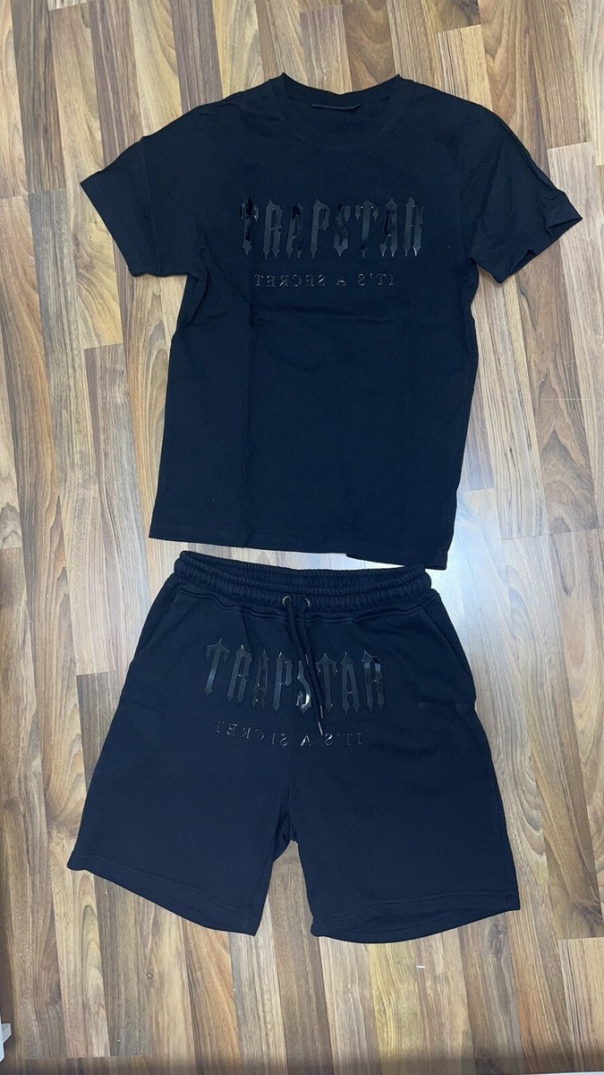 Trapstar Decoded Gel Tee and Shorts - Black | eBay