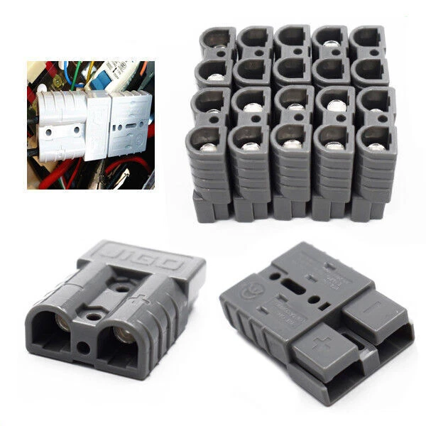 5pair Battery Quick Connector Kit 50A 6AWG Plug Connect Disconnect Winch Trailer - Image 4 of 4