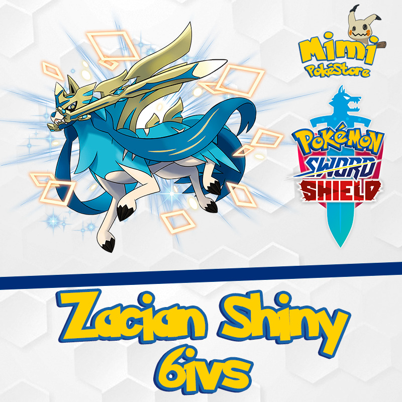 Zacian Shiny 6IVs - Pokemon Sword & Shield