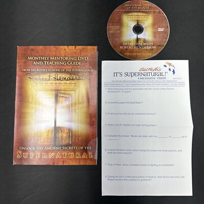 Sid Roth s School Of The Supernatural Mentoring & Teaching DVD Robert Henderson