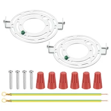 2 Set 120mm 4.72" Universal Light Fixture Mounting Bracket Kit with Screw