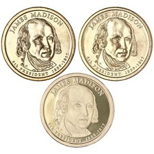 2007 S [JAMES MADISON PROOF] Presidential Dollar Prices | Ungraded
