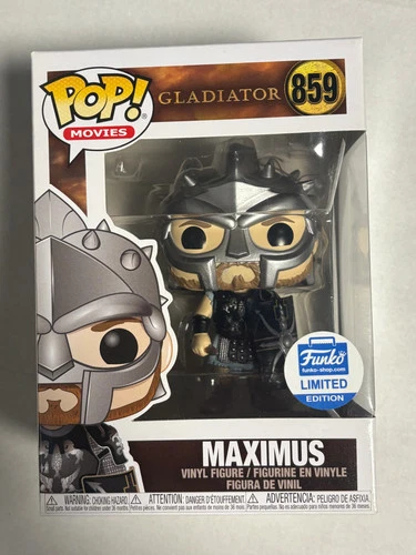 Funko Pop! Gladiator: Maximus W/Helmet #859 Funko Exclusive