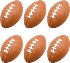 6 Pcs Mini Foam Footballs Stress Ball, Foam Sports Ball for Stress Relief