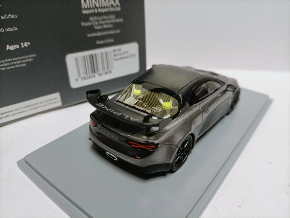 Spark 1:43 Alpine A110 GT4 Goodwood 2018 Modified Sports Car Model - Image 3 of 4