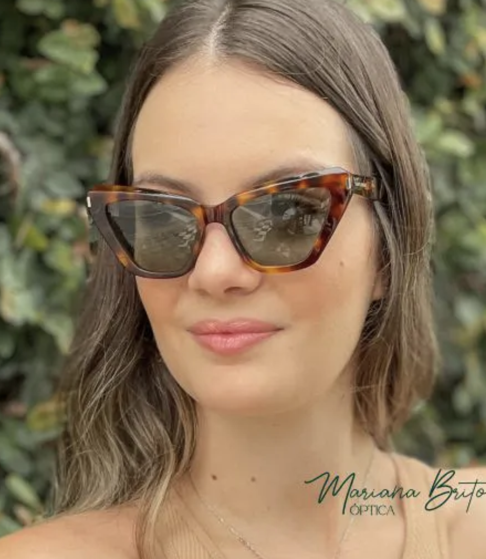 NUOVI occhiali da sole Yves Saint Laurent SL466 002 54 54 mm 100% autentici