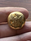 Incredible English Made US Civil War Infantry Coat Size Button Scarce!..TM1109