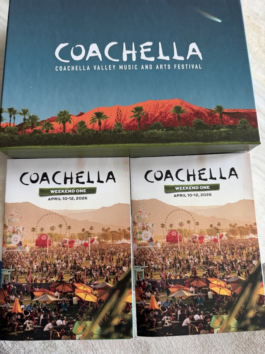 2026 Coachella Festival Swag-Box, Poster, Projector Screen, Memory