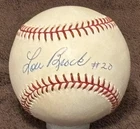 LOU BROCK Autographed Signed Rawlings Official NL Baseball w/COA 🔥🔥🔥