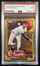2023 Topps Gilded Collection #15 JOHN SMOLTZ /99 PSA 9 HOF