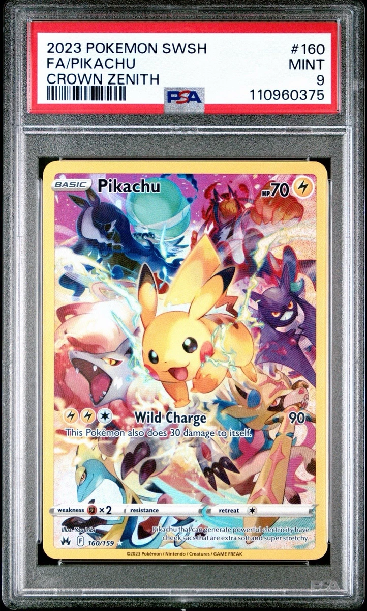 25+ Secret Rare Pikachu Pokémon TCG Grade 9 Individual Collectible