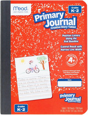 Primary Journal Creative Story Tablet Composition Notebook, 7.5" X 9.75", Grades