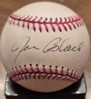 Joe Black Signed American League Baseball Autograph Dodgers Died 2002