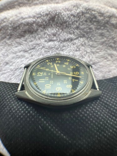 Vintage Hamilton Military Watch Automatic 35mm NATO Strap Engraved - Picture 3 of 10