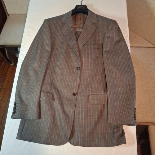 Guy Laroche, Vintage Guy Laroche Homme Suit- Super 120s Wool - Italian Cloth - Pinstripe READ