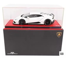 1/18 Lamborghini Huracan Aftermarket Bianco Monocerus White LAMBO024B
