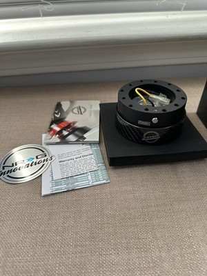 NRG Innovations Gen 2.0 Steering Wheel Quick Release Kit Black Body SRK-200CF