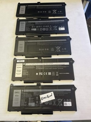 Dell 63Wh RJ40G Battery Used Tested BIOS OEM/Generic No Cable Latitude 5420 5520