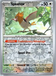 Spearow 021/165 Reverse Holo Scarlet & Violet 151
