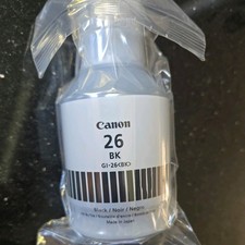 Canon GI 26 BK Black Inkjet Printer Ink Pigment