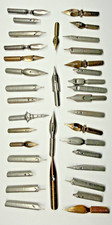 Vintage Mixed Calligraphy Dip Pen Nibs Lot – Assorted Brands & Styles – Art L6