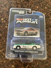 Greenlight Green Machine 2008 Dodge Challenger Srt8 Edmonton 164 Hot Pursuit