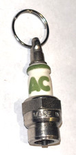Vintage AC Spark Plug 75Th Anniversary Advertising Keychain 